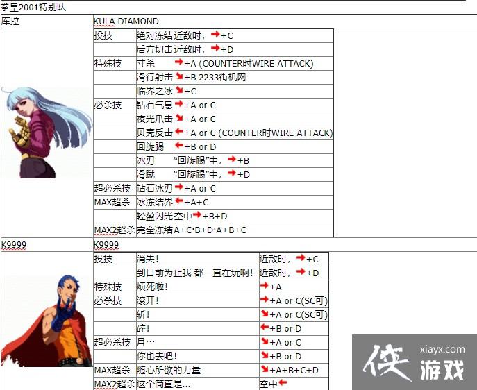 拳皇2002boss出招表_拳皇2002boss怎么打